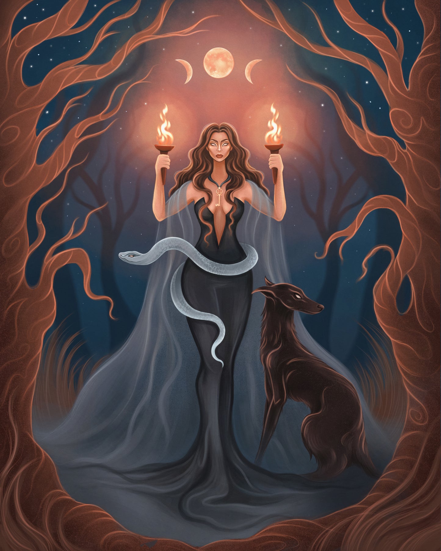 Goddess Hekate 'Embody Your Magick' Digital Print